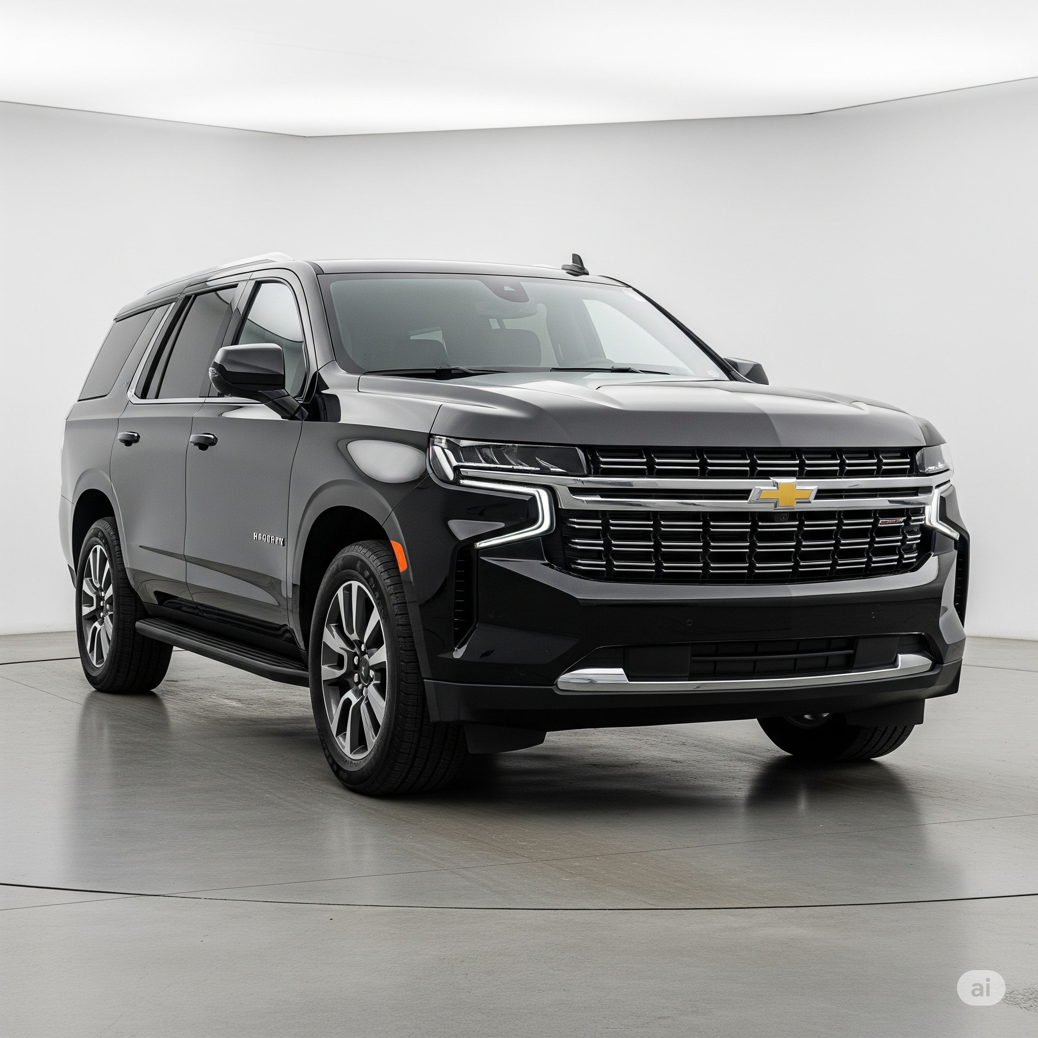 Black Chevrolet Suburban 2024