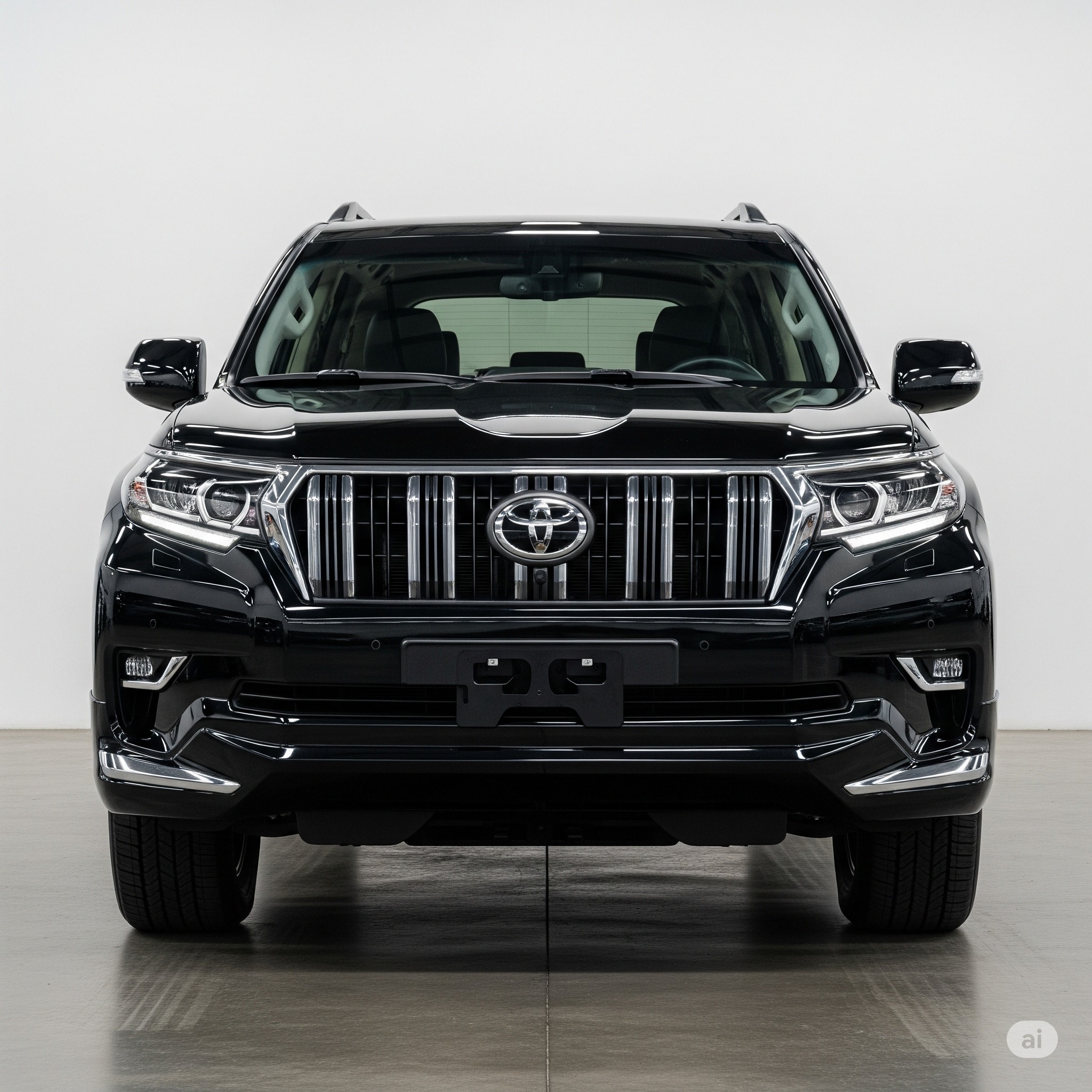 Black Toyota Prado 2023